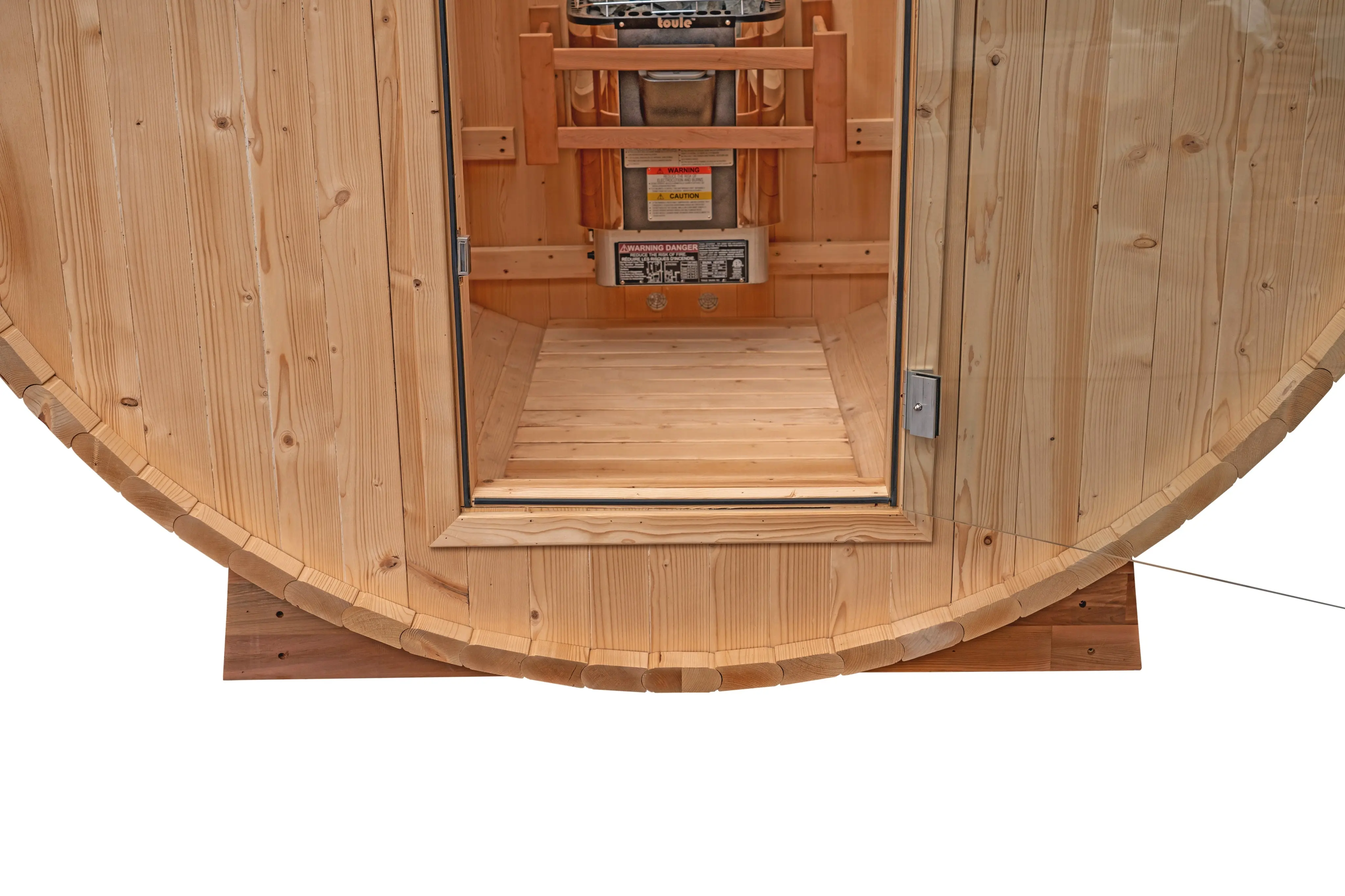 6 FT Classic Thermowood Barrel Sauna  - 4-6 Person - Image 23