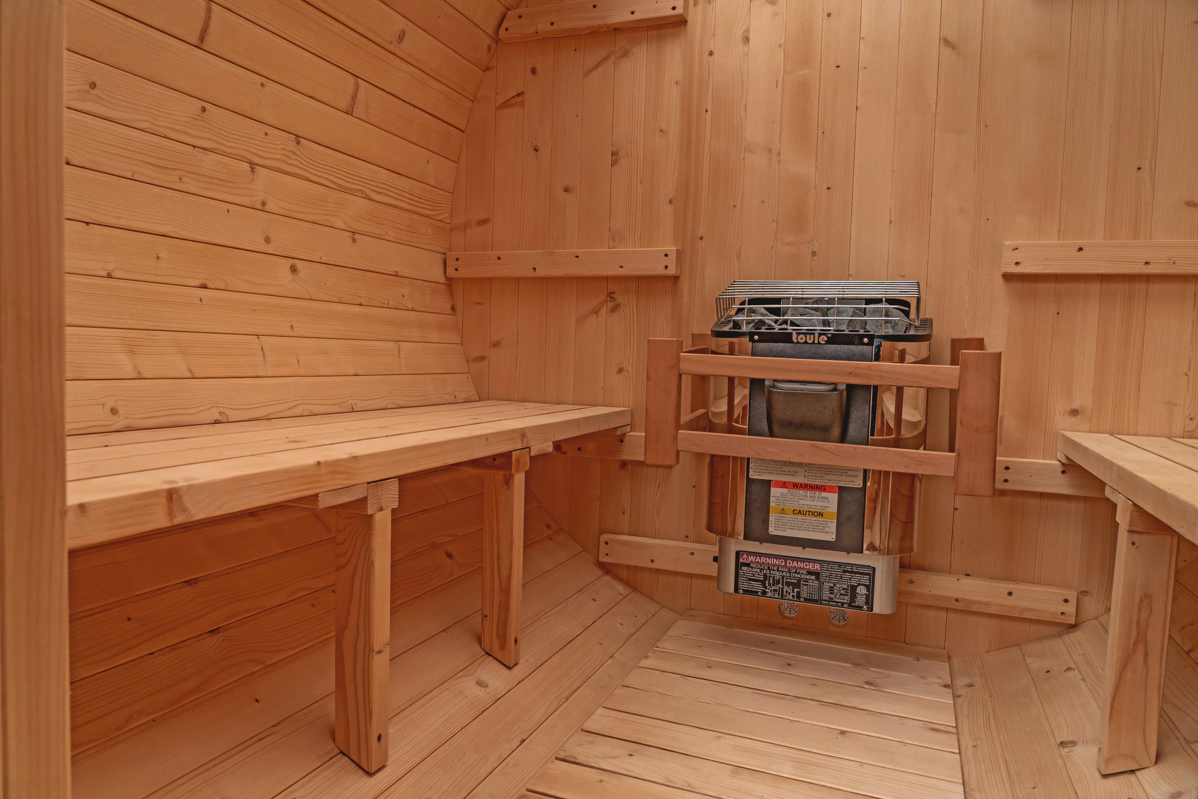 6 FT Classic Thermowood Barrel Sauna  - 4-6 Person - Image 24