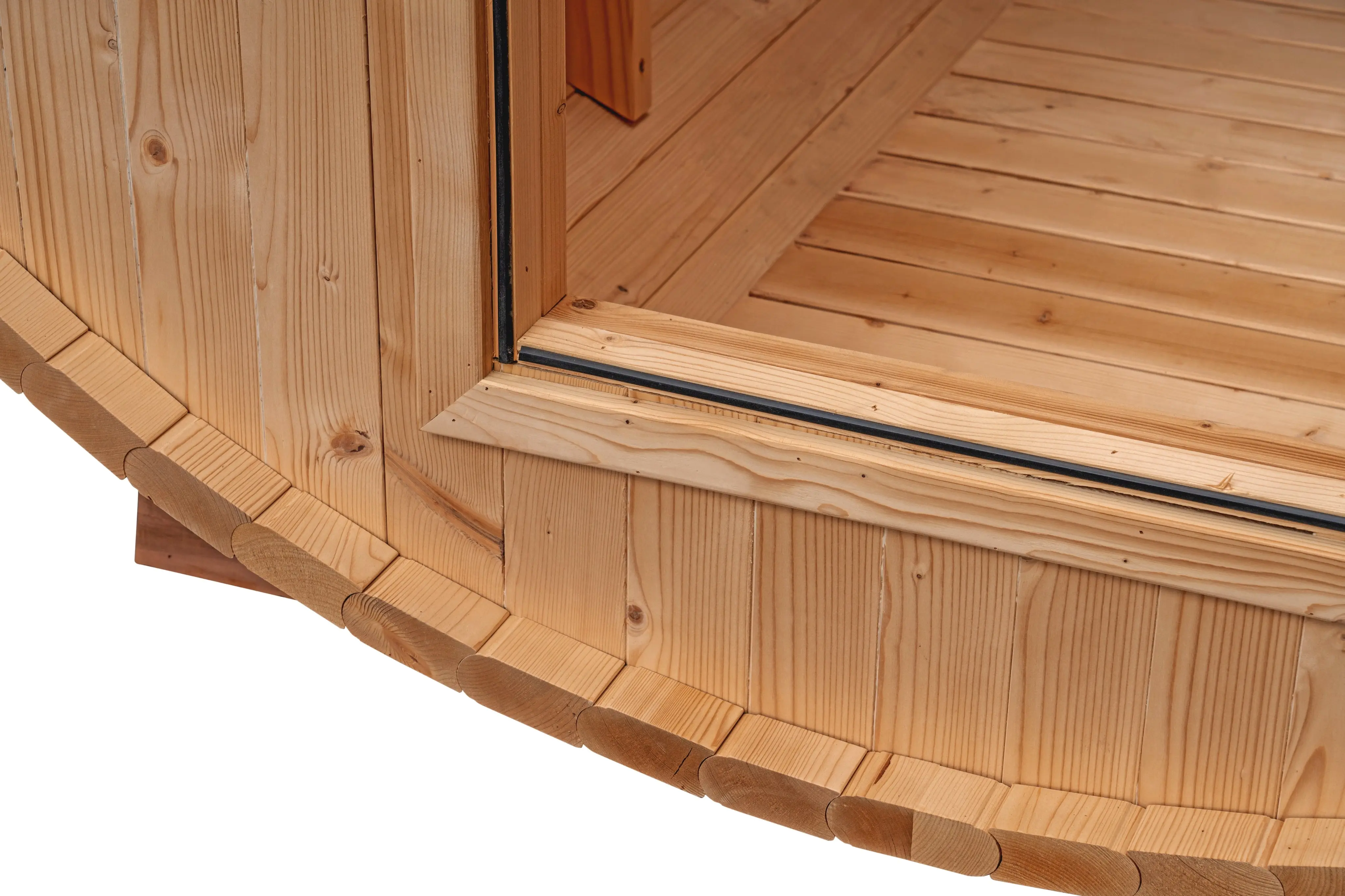 6 FT Classic Thermowood Barrel Sauna  - 4-6 Person - Image 29