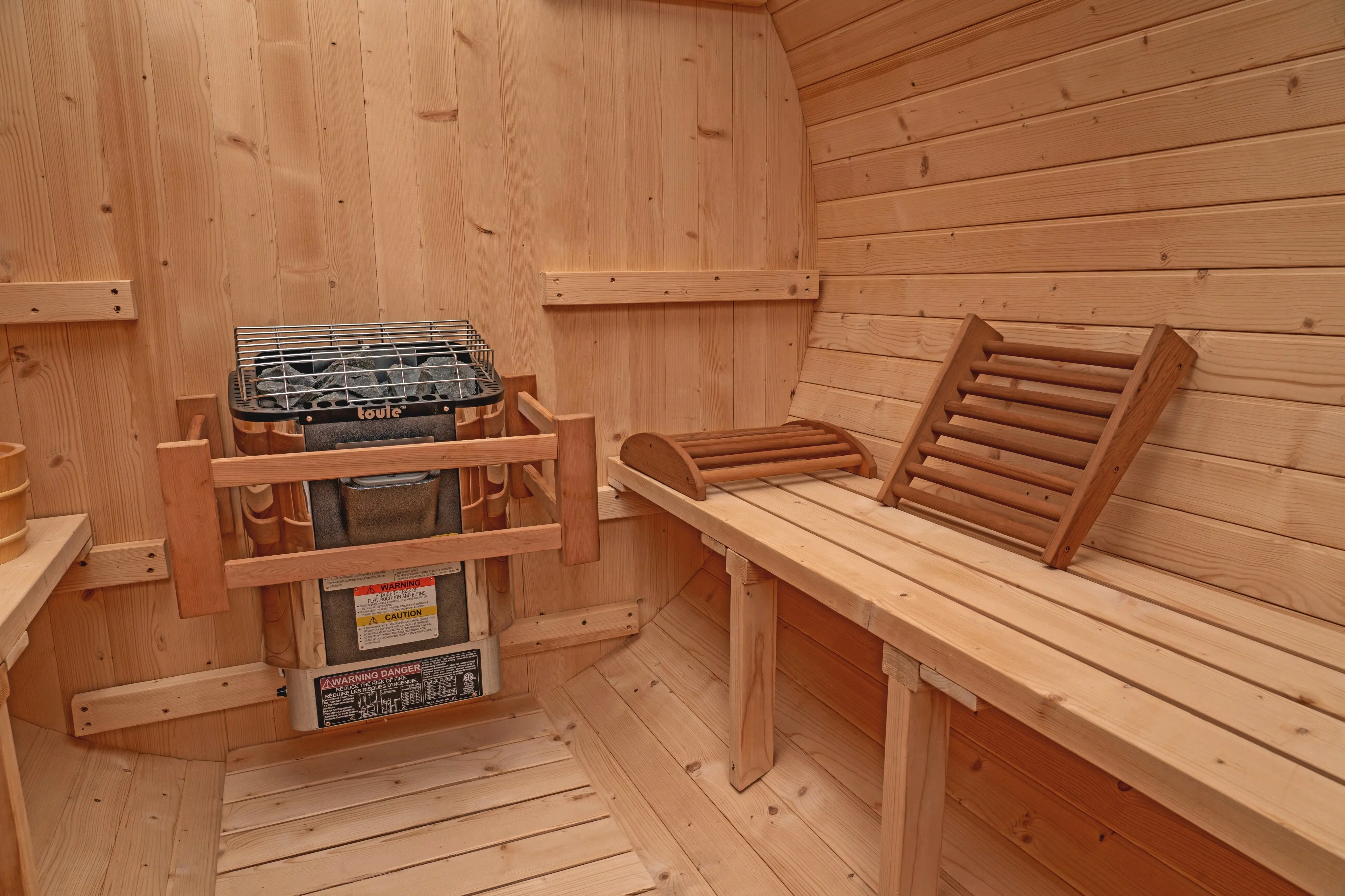 6 FT Classic Thermowood Barrel Sauna  - 4-6 Person - Image 34