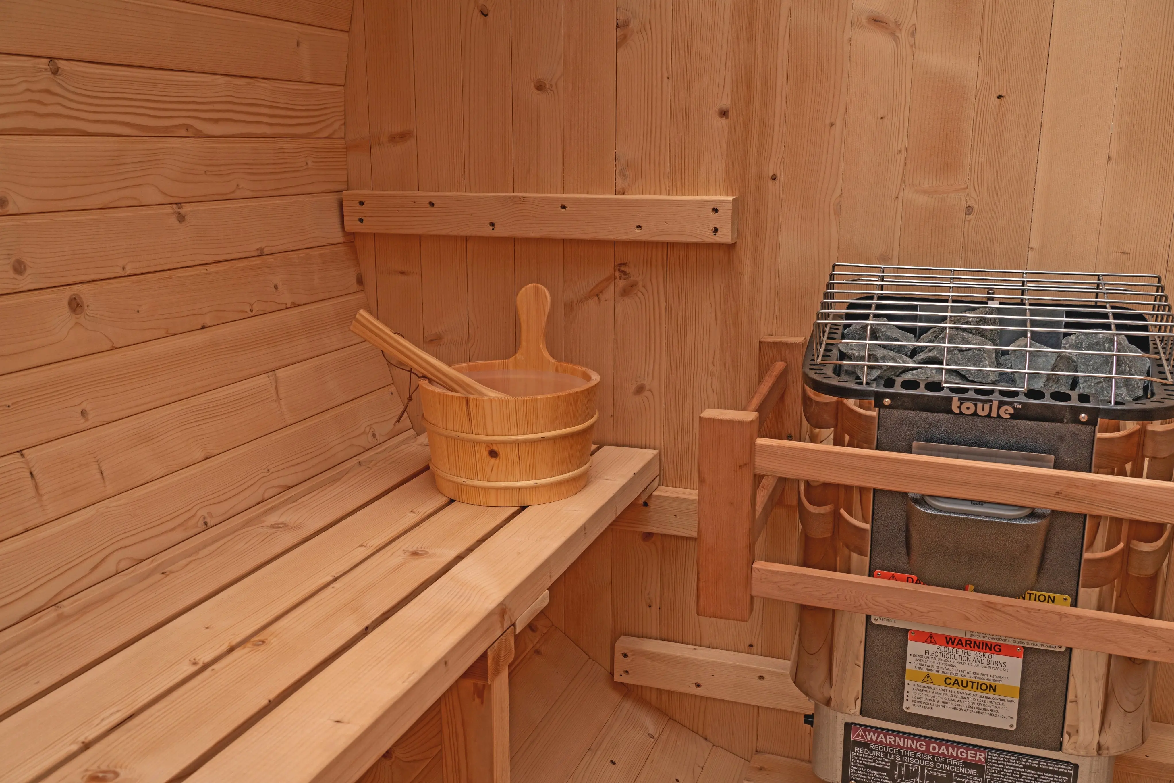 6 FT Classic Thermowood Barrel Sauna  - 4-6 Person - Image 35