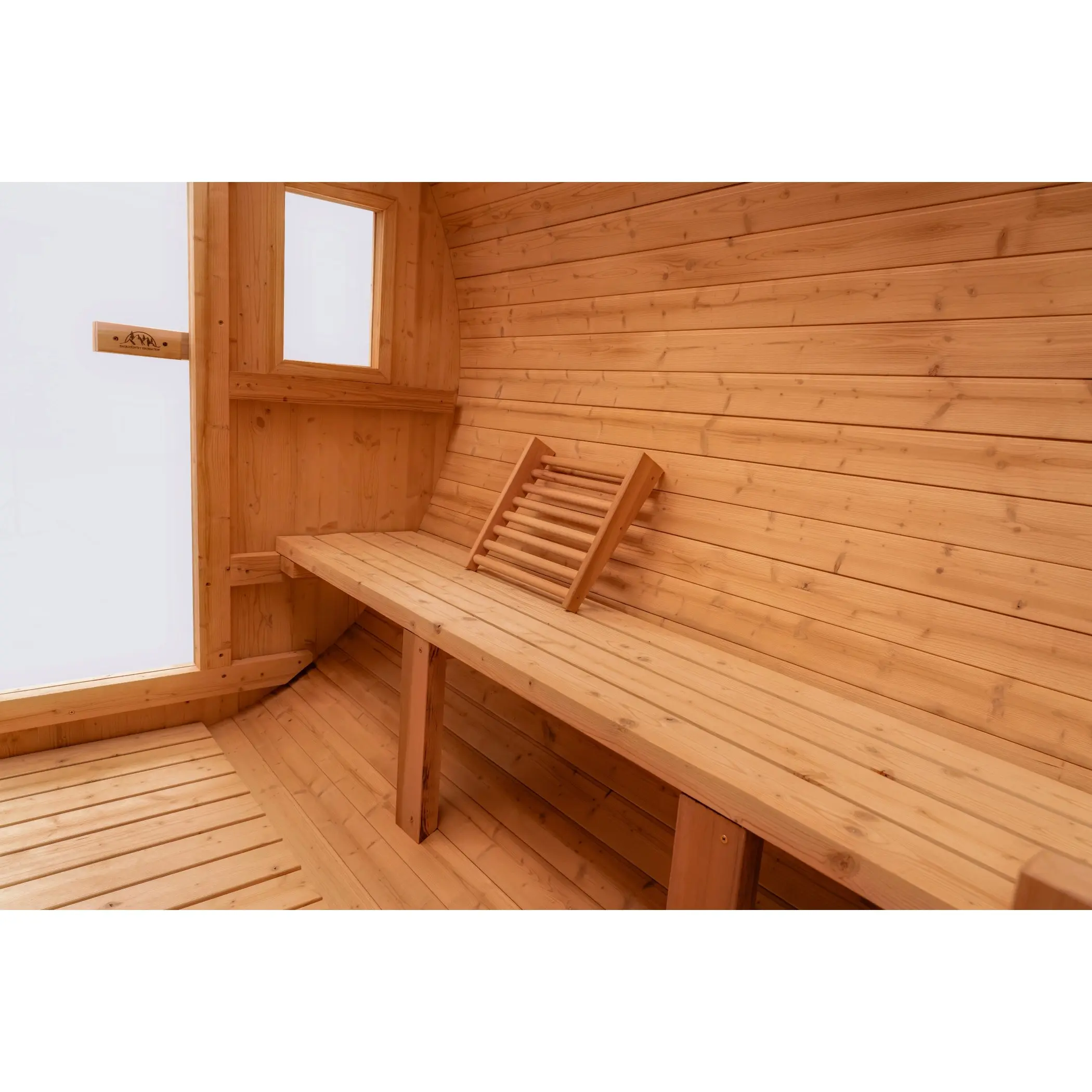 6 FT Classic Thermowood Barrel Sauna  - 4-6 Person - Image 4