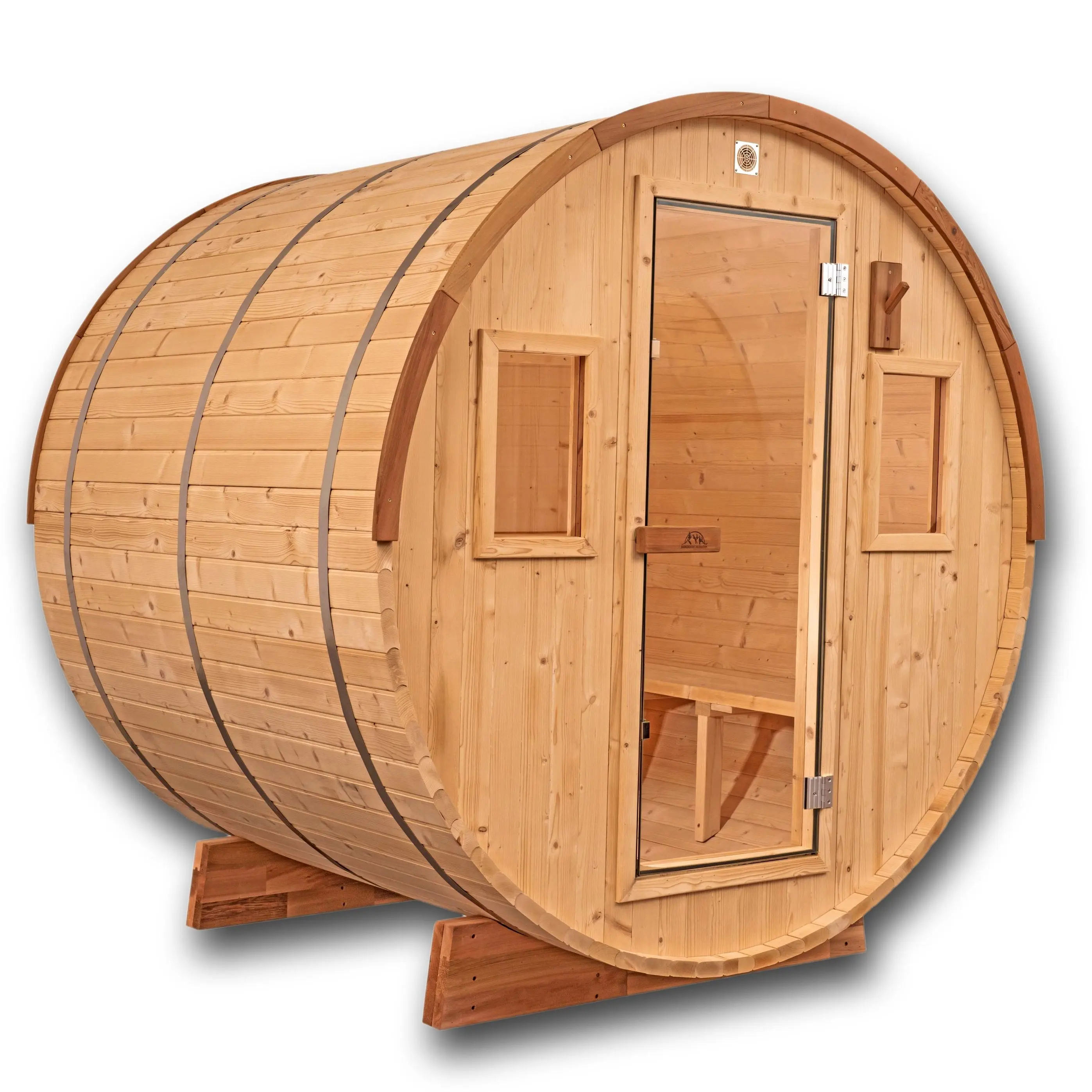 6 FT Classic Thermowood Barrel Sauna  - 4-6 Person - Image 41