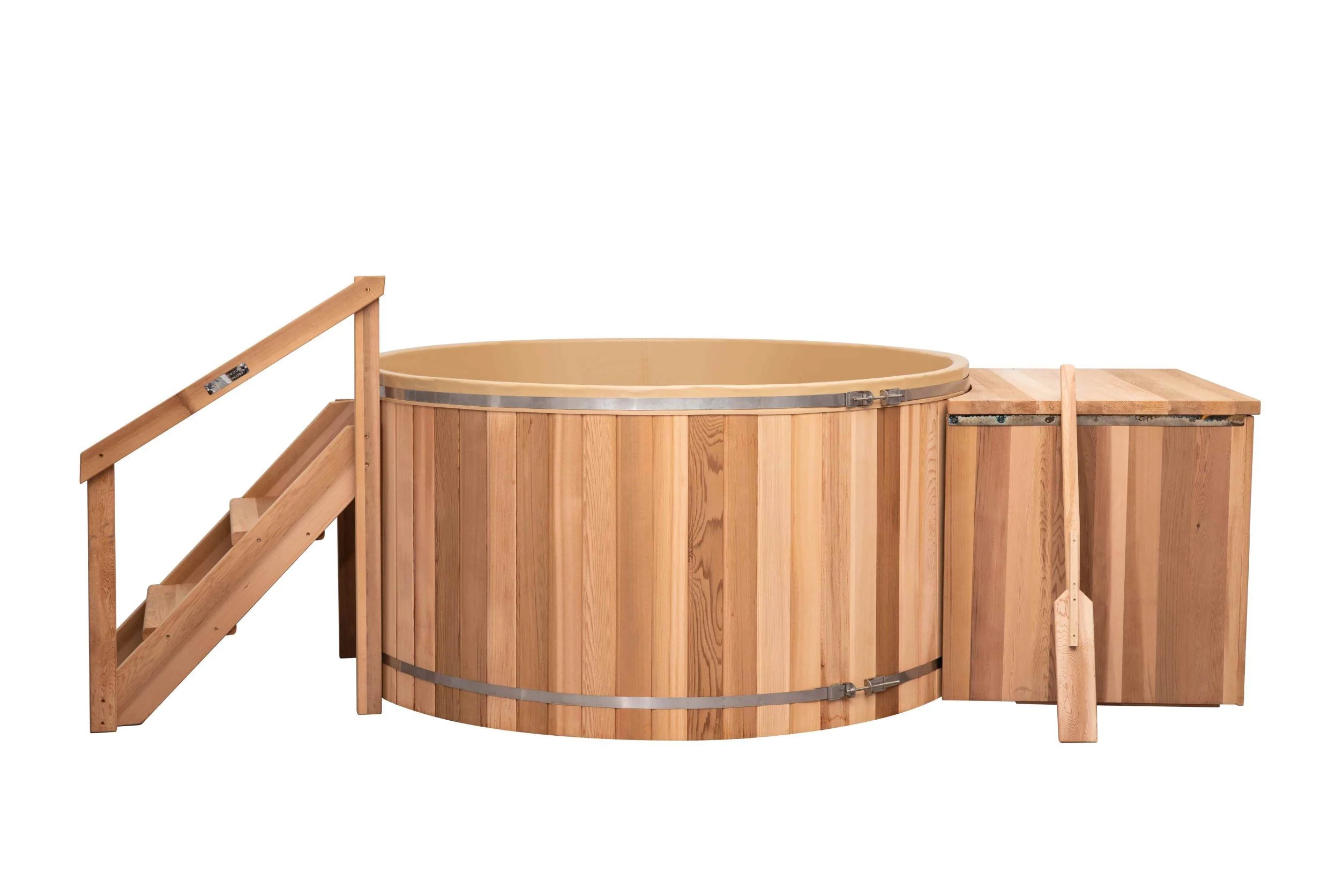 Classic Cedar Hot Tub - Electric  Heater  6'W X 4'H (6 Person Deep) - Image 11