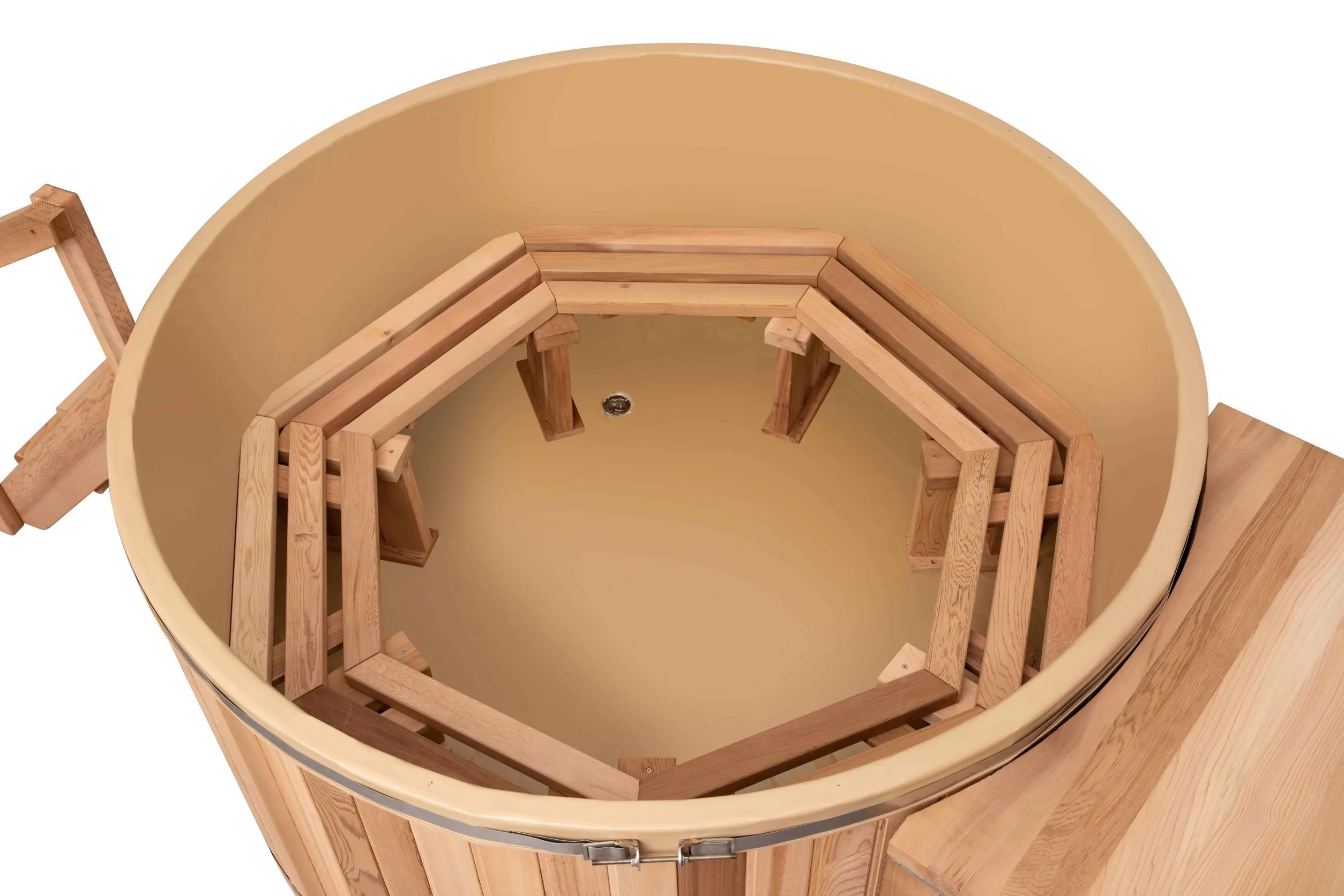 Classic Cedar Hot Tub - Electric  Heater  6'W X 4'H (6 Person Deep) - Image 6