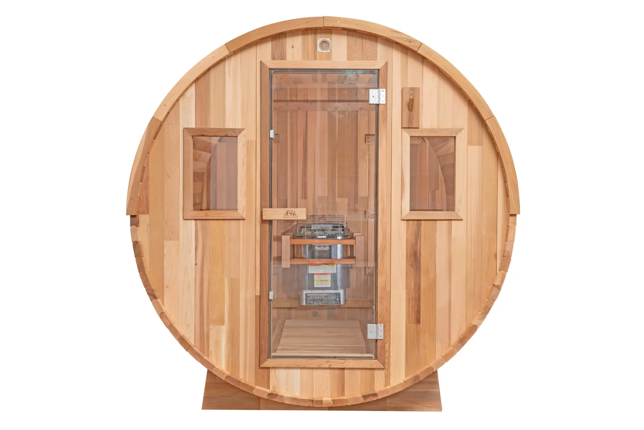 8 FT Classic Red Cedar Barrel Sauna - 6-8 Person - Image 19