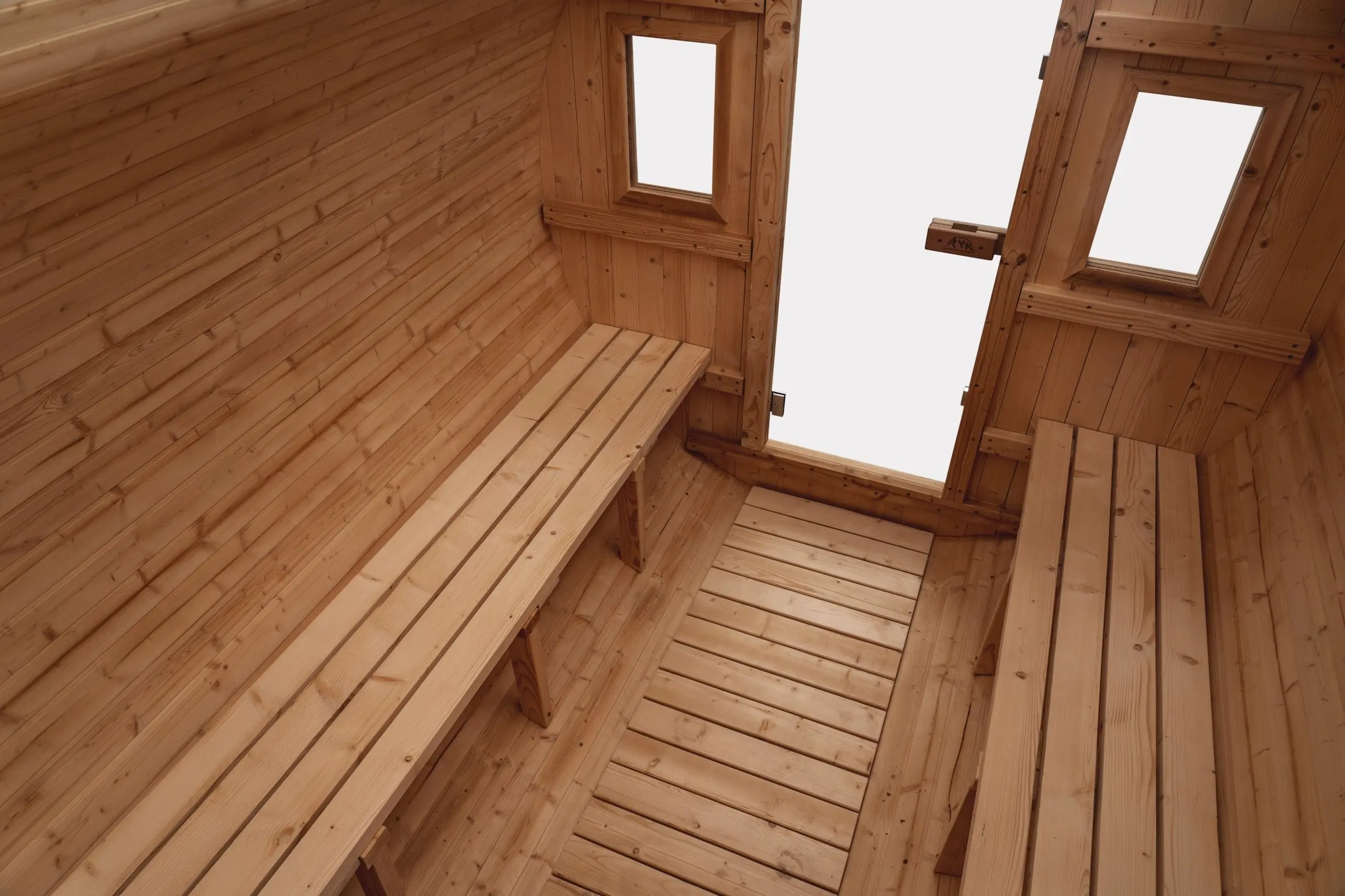 8 FT Classic Thermowood Barrel Sauna - 6-8 Person - Image 12