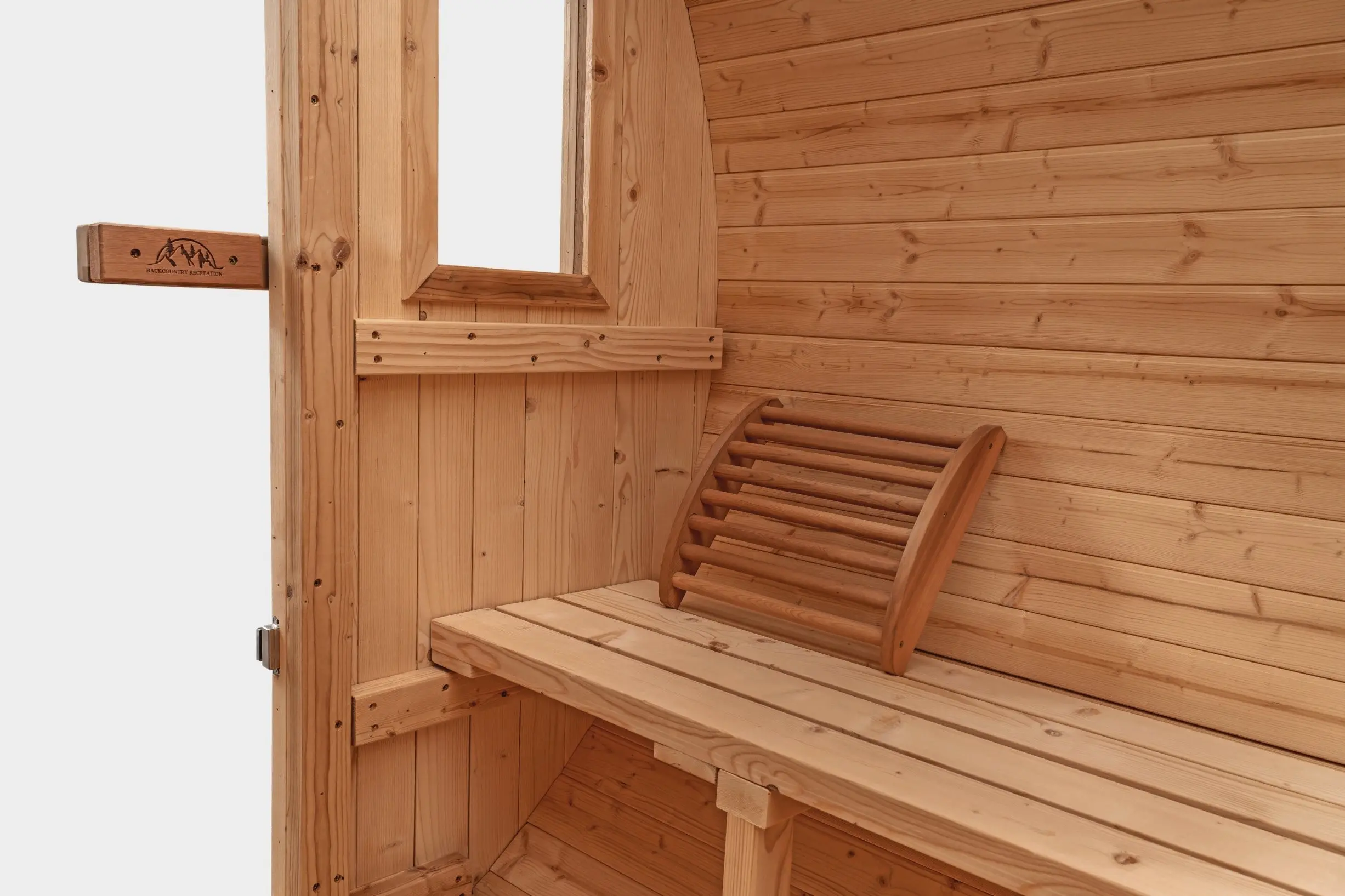 8 FT Classic Thermowood Barrel Sauna - 6-8 Person - Image 18