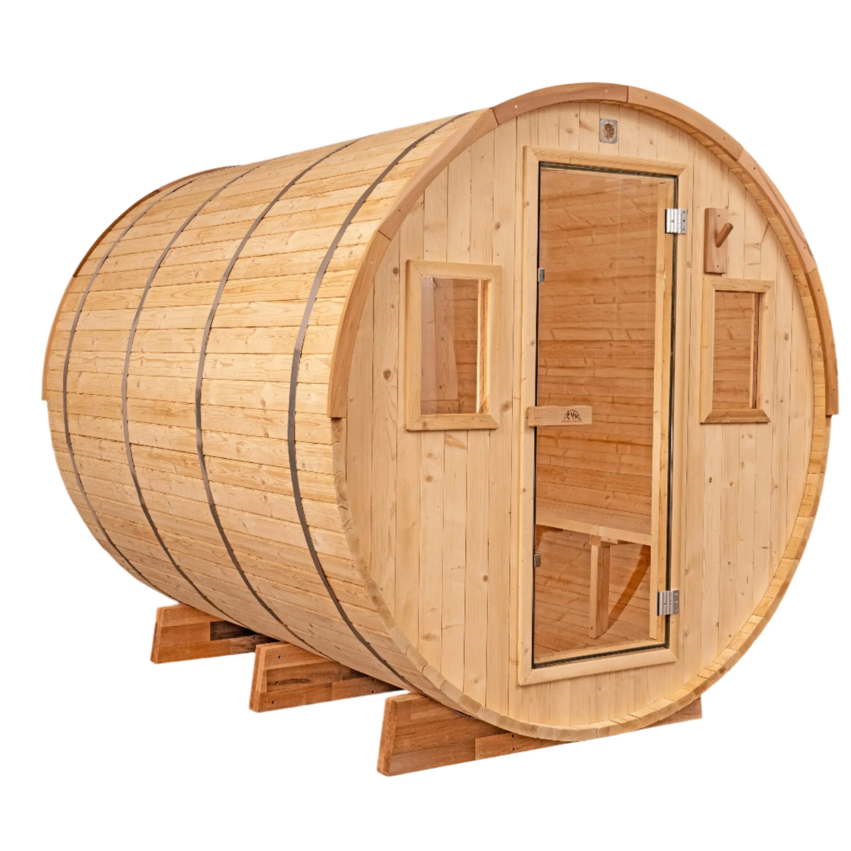 8 FT Classic Thermowood Barrel Sauna - 6-8 Person - Image 26