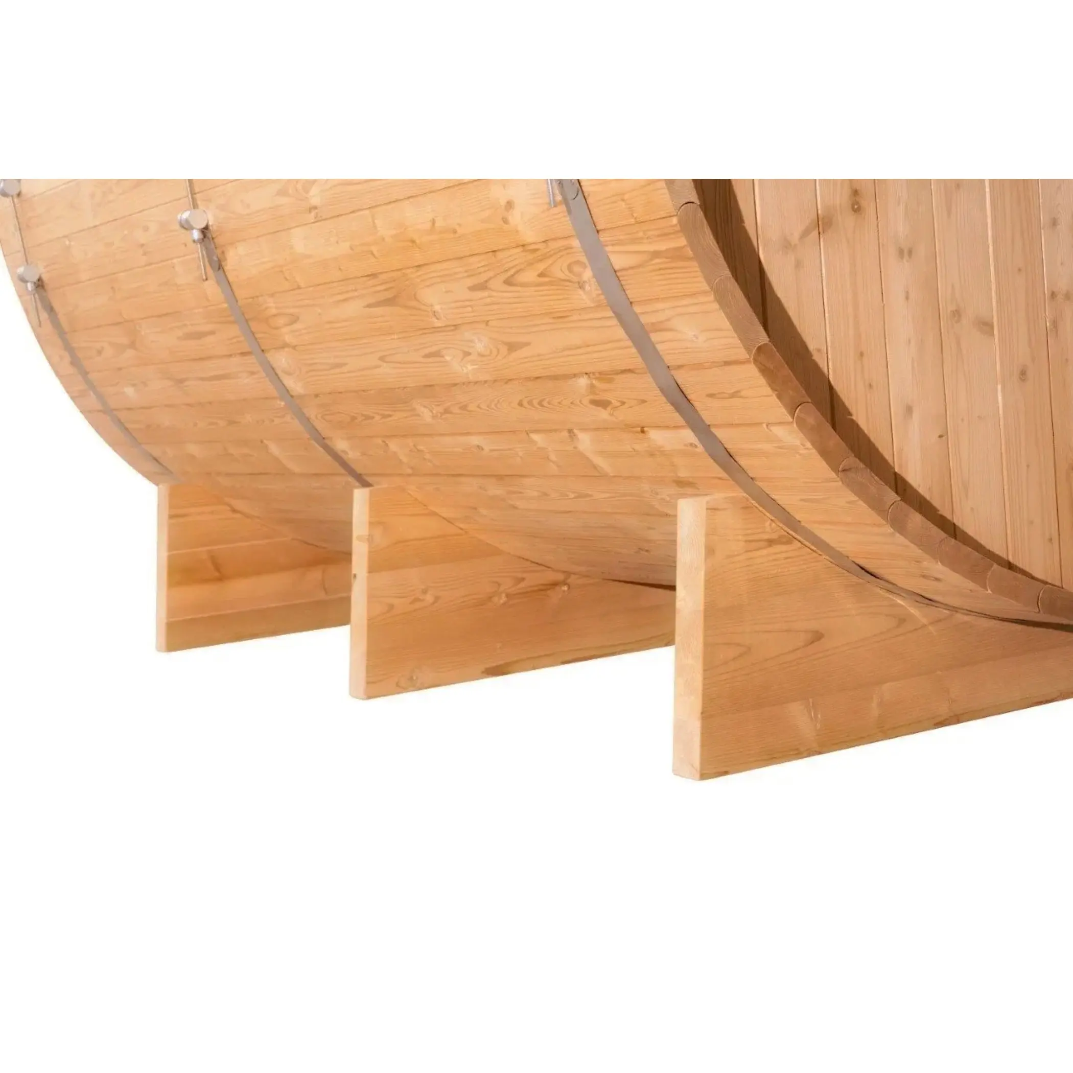 8 FT Classic Thermowood Barrel Sauna with Porch - 4-6 Person - Image 13