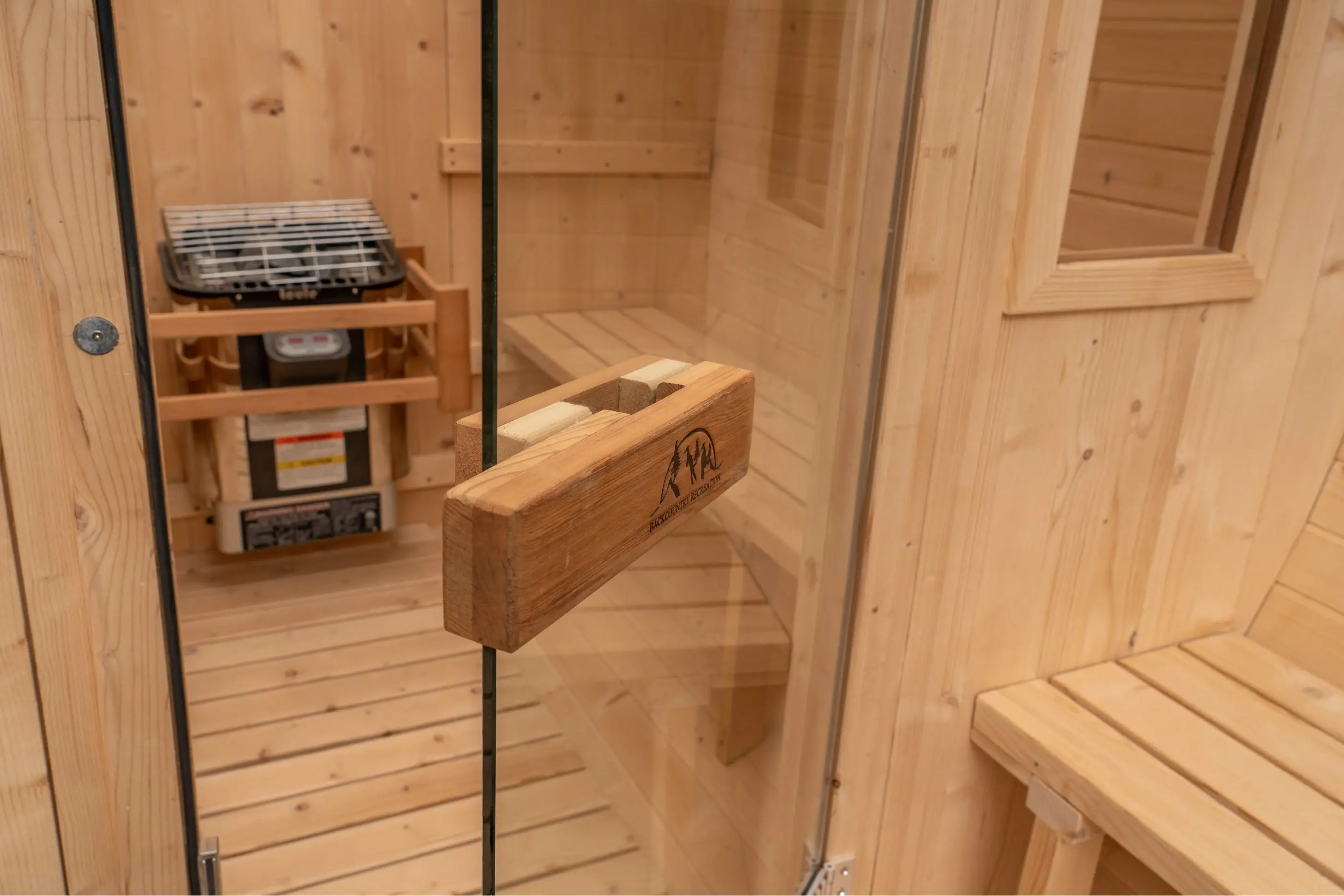 8 FT Classic Thermowood Barrel Sauna with Porch - 4-6 Person - Image 34