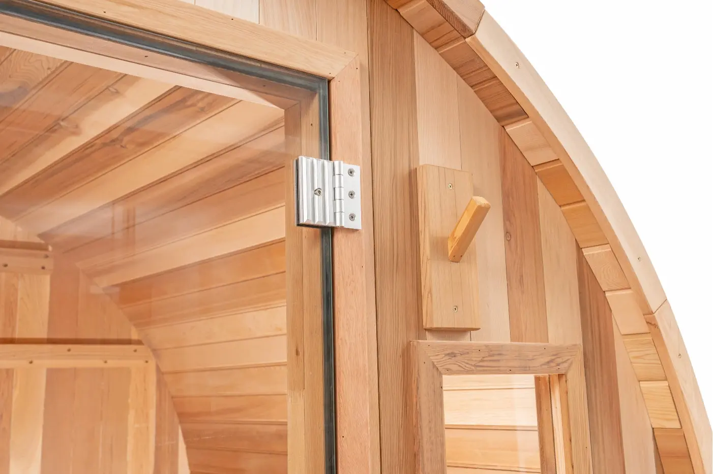 6 FT Classic Red Cedar Barrel Sauna - 4-6 Person - Image 15