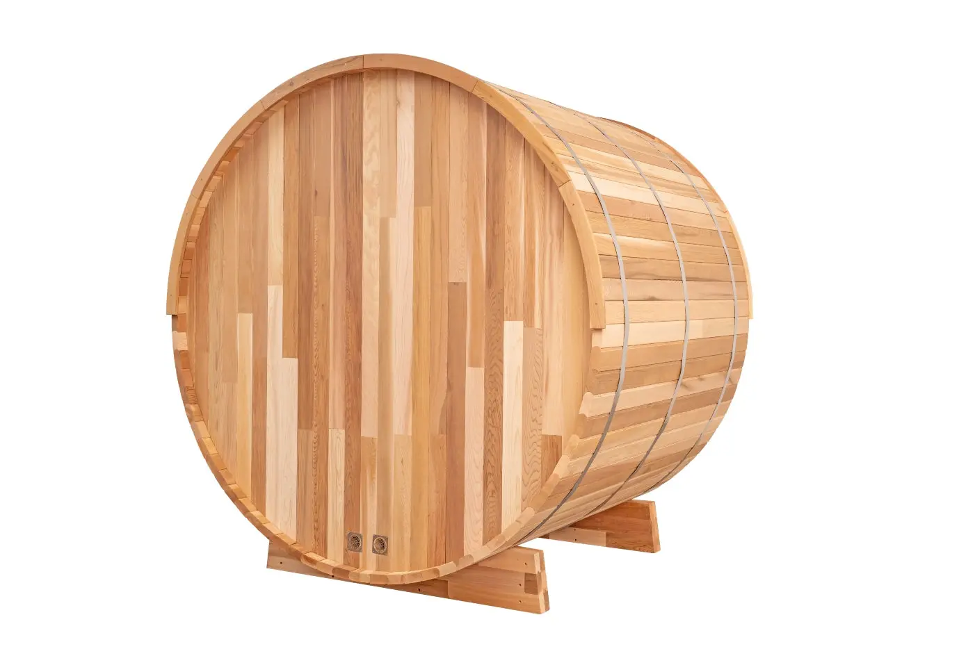6 FT Classic Red Cedar Barrel Sauna - 4-6 Person - Image 19