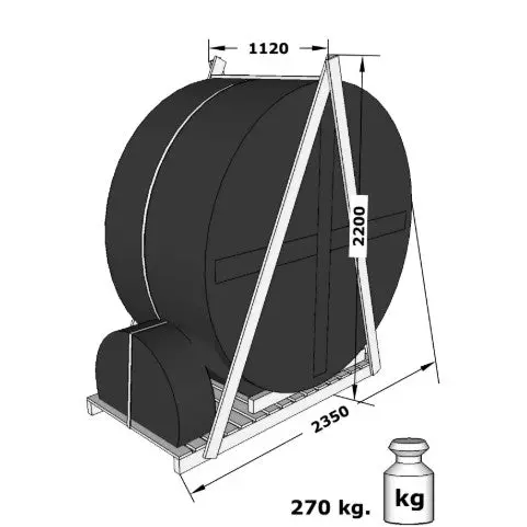 Deluxe Wood Fired Hot Tub With Liner - Limited Black Edition - Image 26