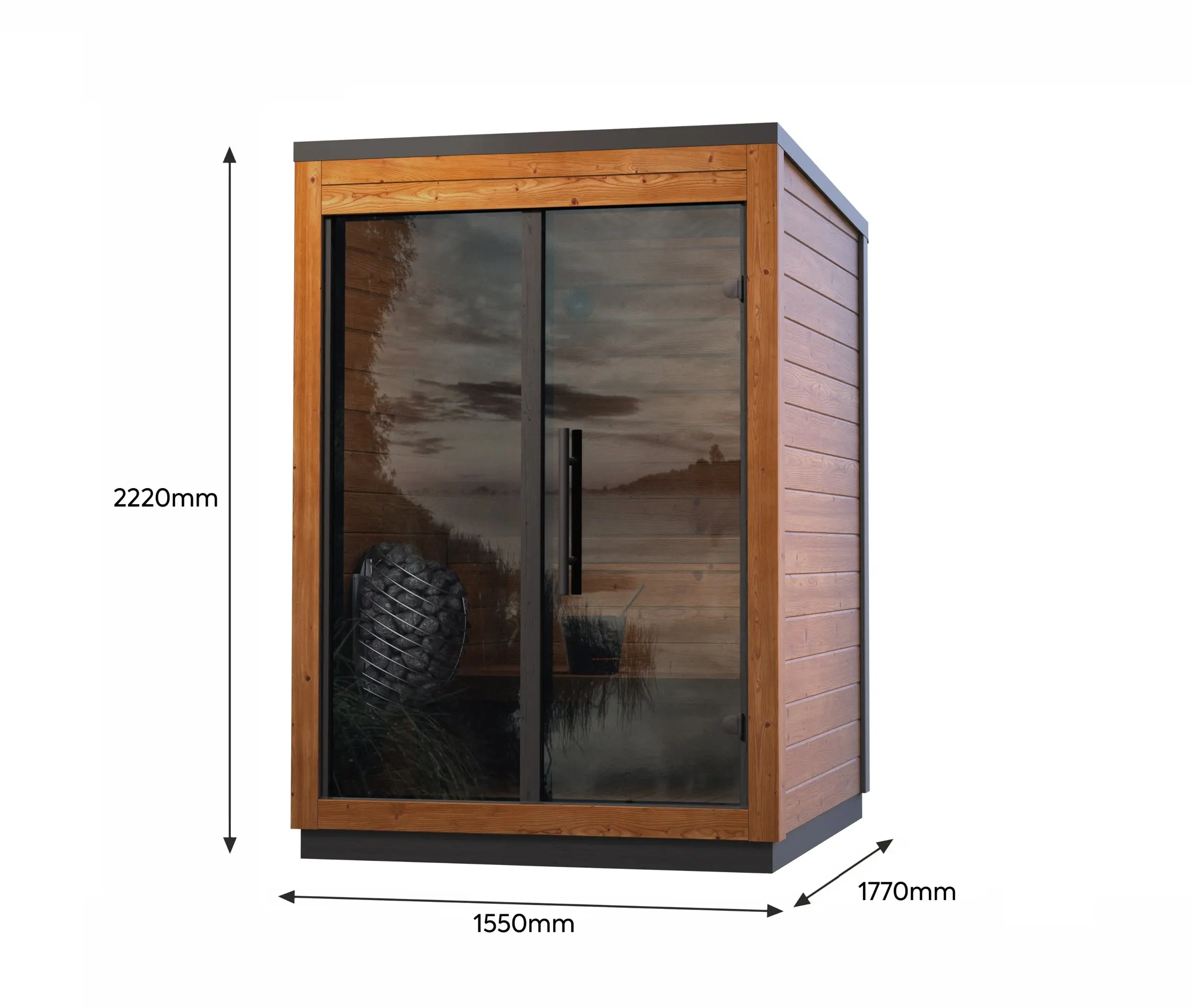Nebula Mini- Modern Sauna - Image 4